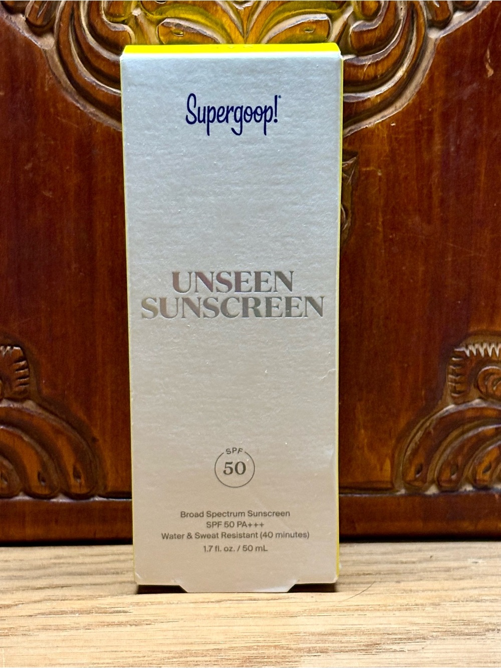 NEW Supergoop! Unseen Sunscreen SPF 50 1.7 oz Full Size - Picture 2 of 3